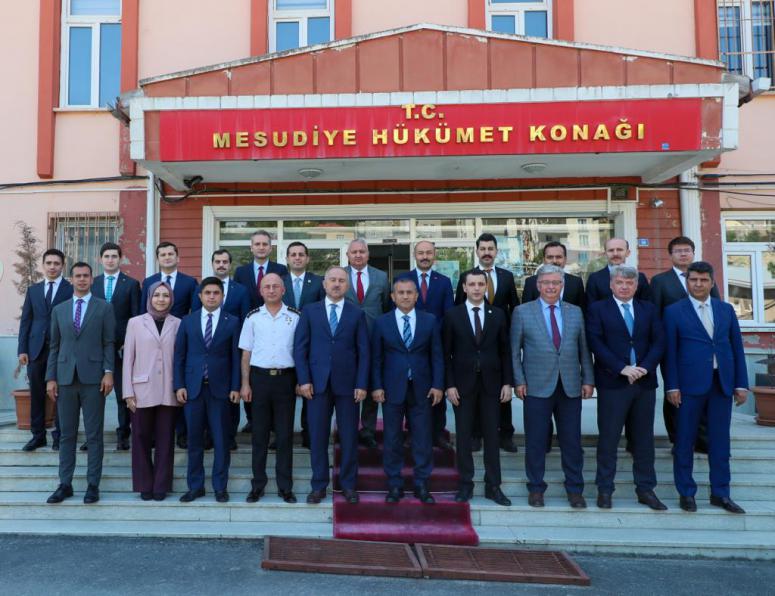 İl Güvenlik ve Asayiş Koordinasyon Toplantısı İle Kaymakamlar Toplantısı Mesudiye’de Yapıldı