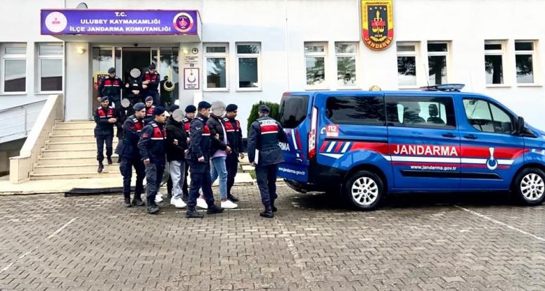 Ordu'da hırsızlık yaptığı iddiasıyla 7 kişi yakalandı