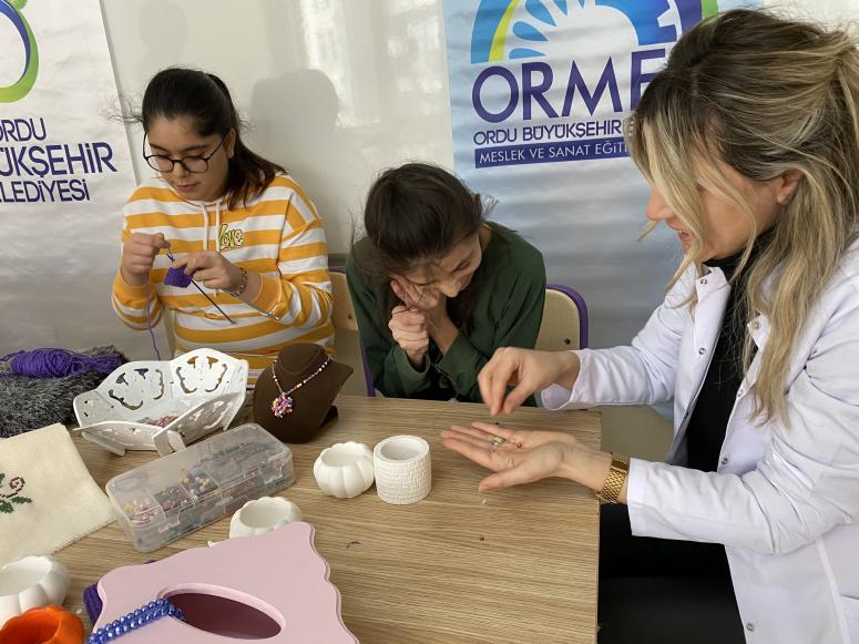 FATSA ORMEK’TEN, ÖZEL ÖĞRENCİLERE ÖZEL KURS