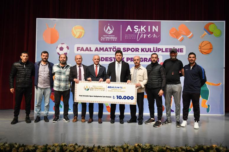 ALTINORDU’DAN SON 3️ YILDA SPORA VE SPORCULARA 3️ MİLYON TL DESTEK