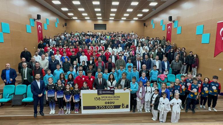 Gençlik ve Spor Bakanlığından, Amatör Spor Kulüplerine Destek