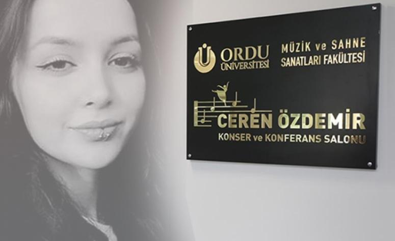 Ceren'in adı okulunda yaşatılıyor