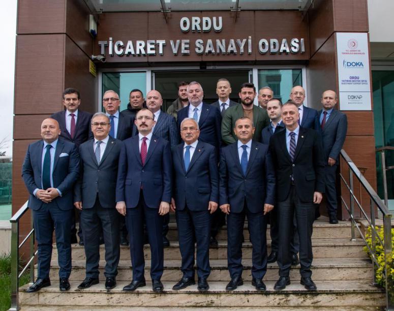 Ticaret Bakanı Muş, Ordu’da Ziyaret ve Temaslarda Bulundu