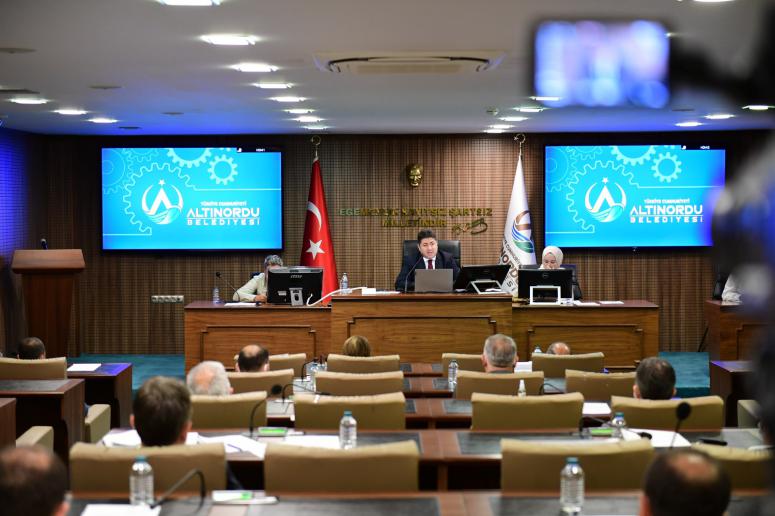 ALTINORDU BELEDİYE MECLİSİ TEMMUZ AYI TOPLANTISI YAPILDI