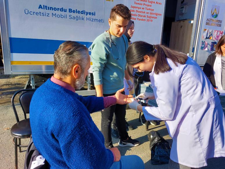 ALTINORDU “MOBİL SAĞLIK TARAMA ARACI” İLE DAHA SAĞLIKLI