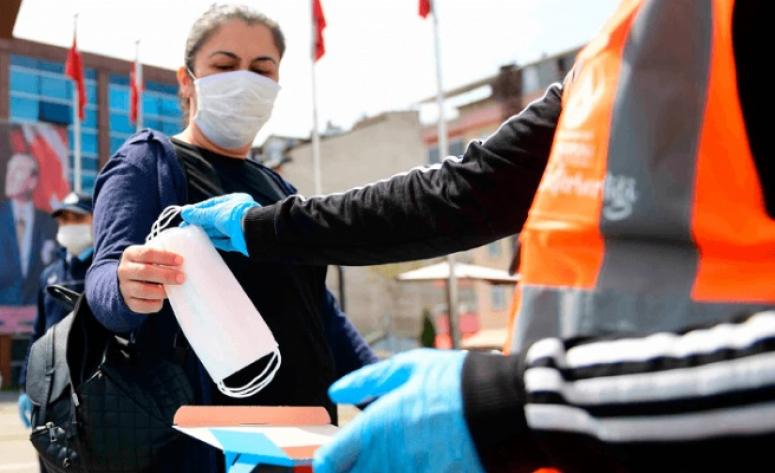 Maske isteyenler Altınordu Belediyesi'ne