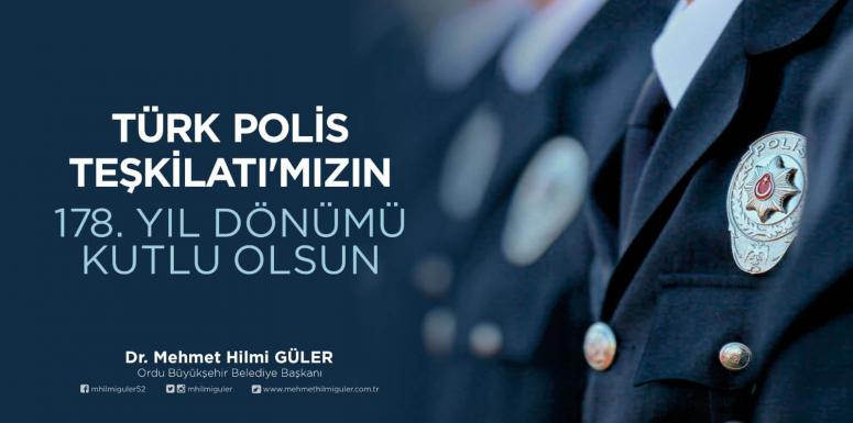 BAŞKAN GÜLER’DEN 178. YIL KUTLAMASI