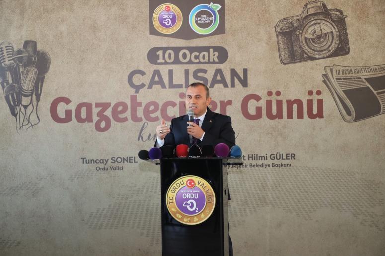Vali Sonel, “Basın Mensuplarımız, Bizim İçin Çok Kıymetlidir”