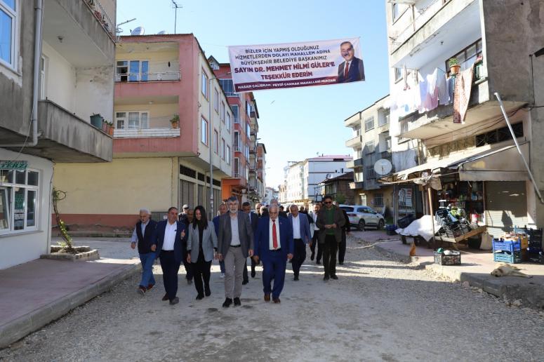 BÜYÜKŞEHİR SORUNLARI ÇÖZÜYOR
