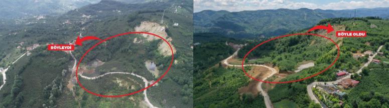 ORDU BÜYÜKŞEHİR BELEDİYESİ, KORGAN İLÇESİNDE 80 YILDIR ÇÖZÜLEMEYEN SORUNU BİR YILDA ÇÖZDÜ
