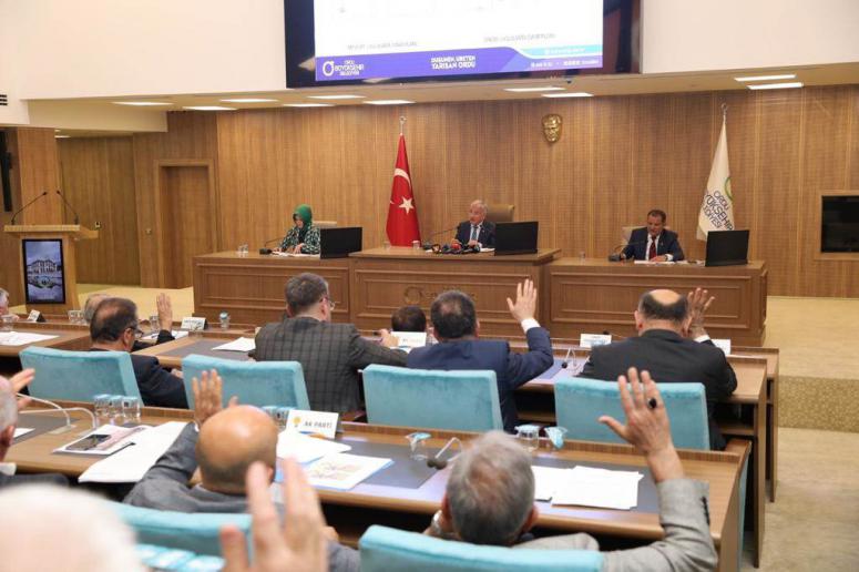 BAŞKAN GÜLER MAYIS AYI MECLİSİNDE KONUŞTU