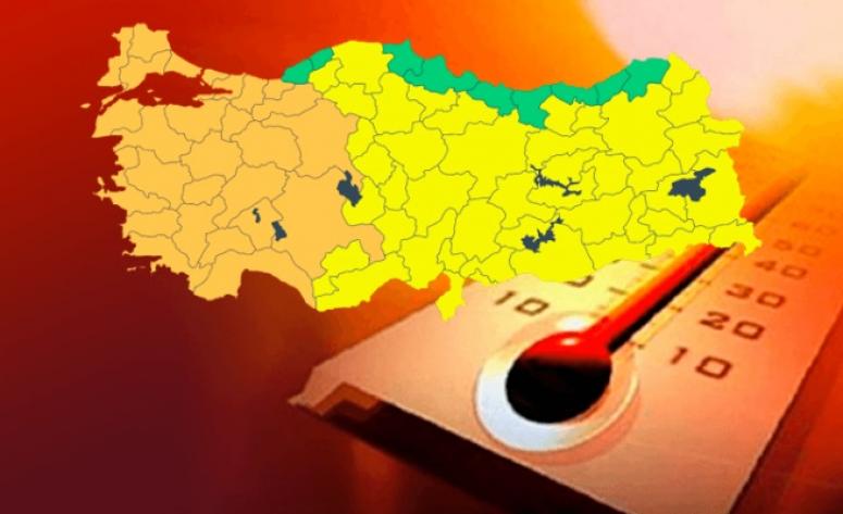 Türkiye'ye kavurucu sıcak uyarısı!