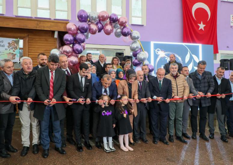 Çamaş Hanımeli Kadın Girişimi Üretim ve İşletme Kooperatifinin Satış Mağazası Açıldı