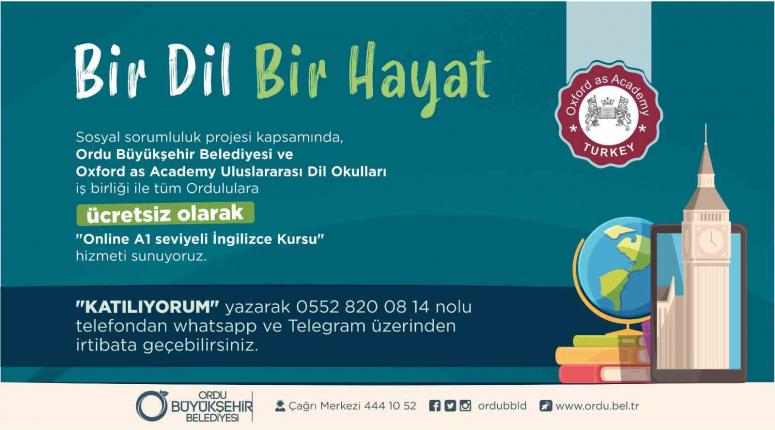 BÜYÜKŞEHİR’DEN OXFORD İNGİLİZCE KURSU
