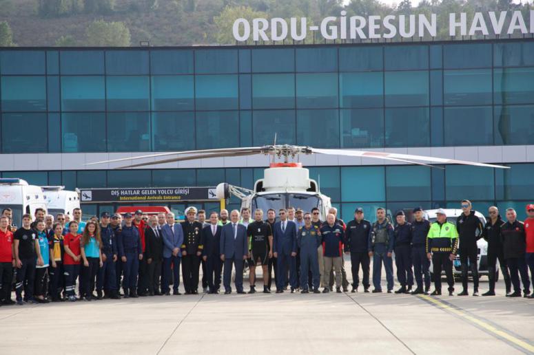 Ordu-Giresun Havalimanında Acil Durum Tatbikatı Yapıldı