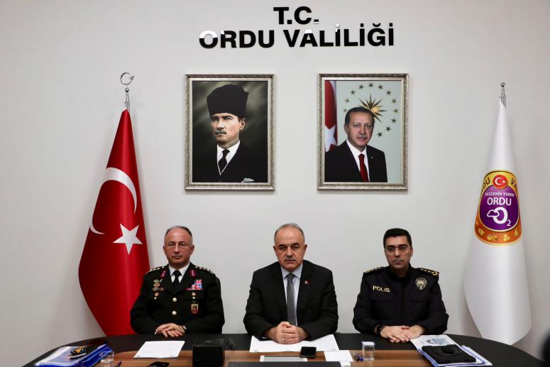 2023 Yılının Güvenlik, Asayiş ve Trafik Çalışmaları Değerlendirildi