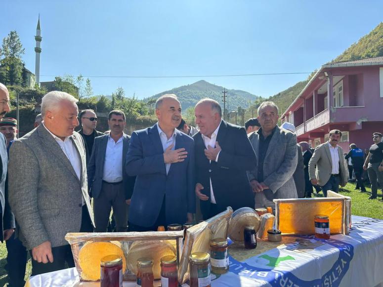 Vali Erol, Direkli Altın Bal Festivaline Katıldı