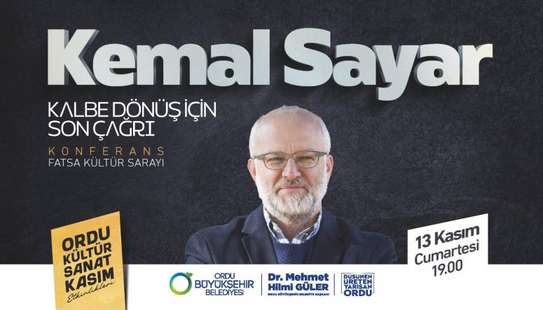PSİKİYATRİST PROF. DR. KEMAL SAYAR, ORDULULARLA BULUŞUYOR