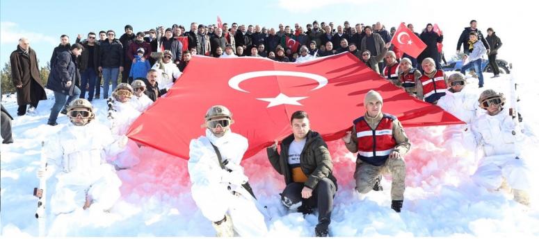 MESUDİYE KAR FESTİVALİNDE BULUŞTU