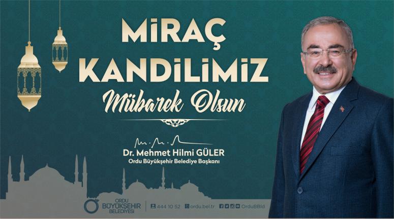 “MİRAÇ, BİZ MÜSLÜMANLAR İÇİN MANEVİ BİR TERFİDİR”