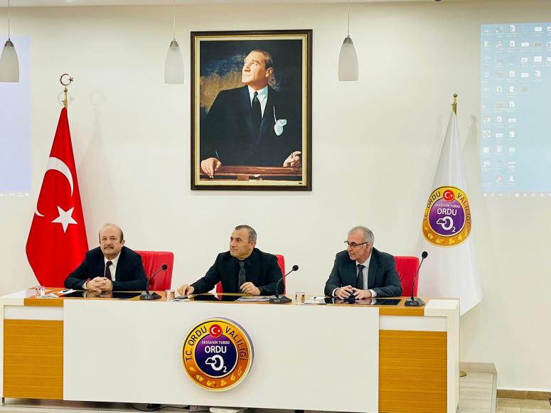 İl İdare Şube Başkanları Toplantısı Vali Sonel’in Başkanlığında Yapıldı