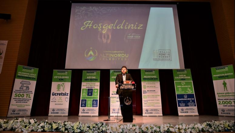 BAŞKAN TÖREN, “VARLIĞIMIZ ALTINORDU İNSANIMIZA FEDA OLSUN”