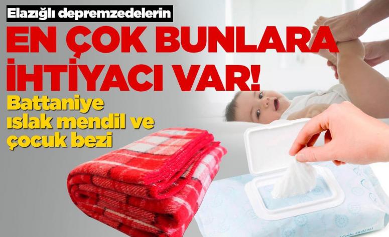 Ordu'dan Elazığ'a yardım yağıyor!