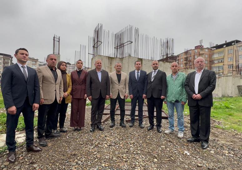 Ünye Kültür Merkezi İnşaatının Yer Teslimi Yapıldı