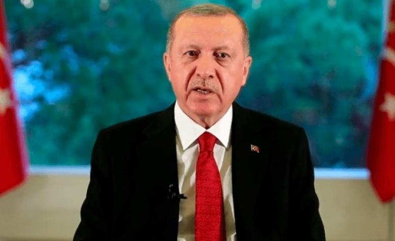 Cumhurbaşkanı Erdoğan: "Evde Kal Türkiye"
