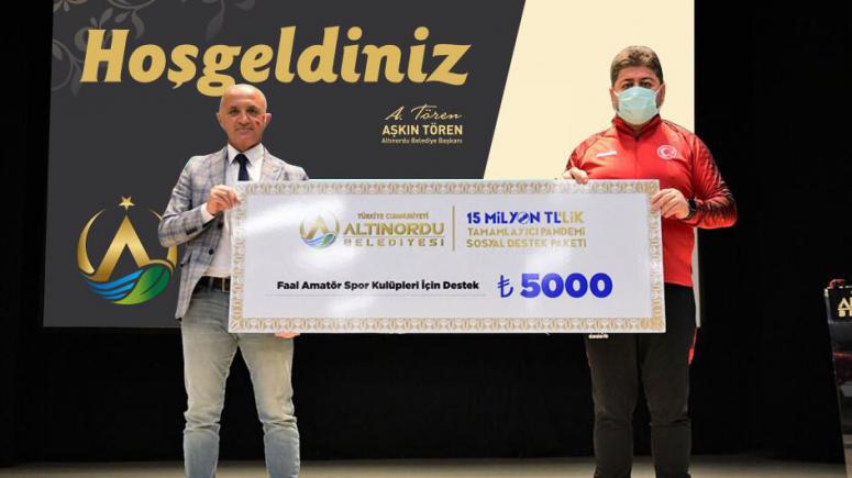 SPOR CAMİASINDAN BAŞKAN TÖREN'E HEM TEŞEKKÜR HEM DE BAŞARI SÖZÜ