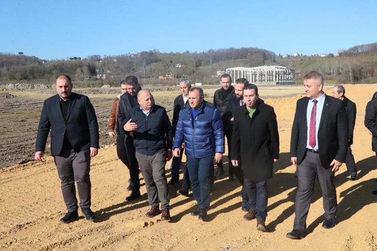 Vali Sonel, Ünye Organize Sanayi Bölgesinde İncelemelerde Bulundu