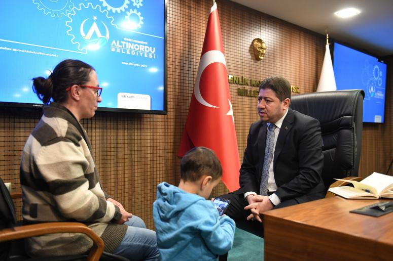 BAŞKAN TÖREN, “KAPIMIZ DA GÖNLÜMÜZ DE HER ZAMAN AÇIK”