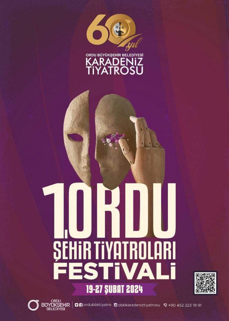 1. ORDU ŞEHİR TİYATROLARI FESTİVALİ BAŞLIYOR