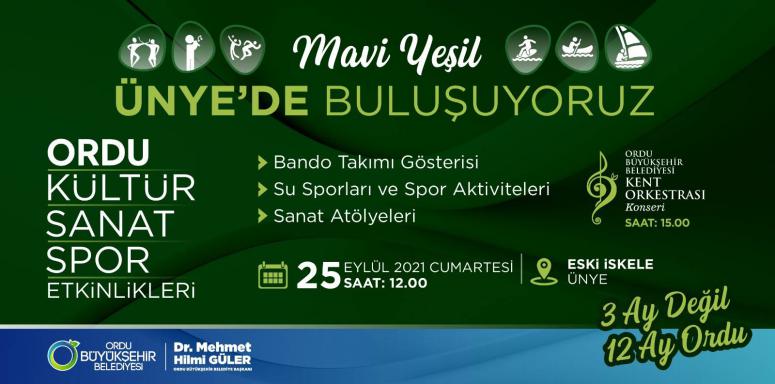 ÜNYE’DE DOLU DOLU EĞLENCE SİZLERİ BEKLİYOR