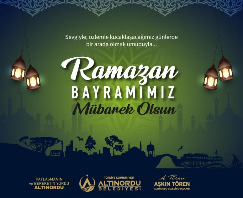 BAŞKAN TÖREN: “BAYRAMLAR KARDEŞLİKTİR MUTLULUKTUR”