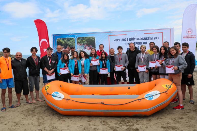 Ordu’da 2 Gün Süren Gençler Rafting Şampiyonası Sona Erdi