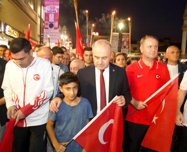 100. Yıl Cumhuriyet Yürüyüşü Yapıldı