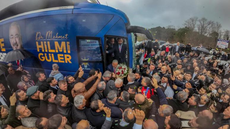 BAŞKAN GÜLER’E COŞKULU KARŞILAMA