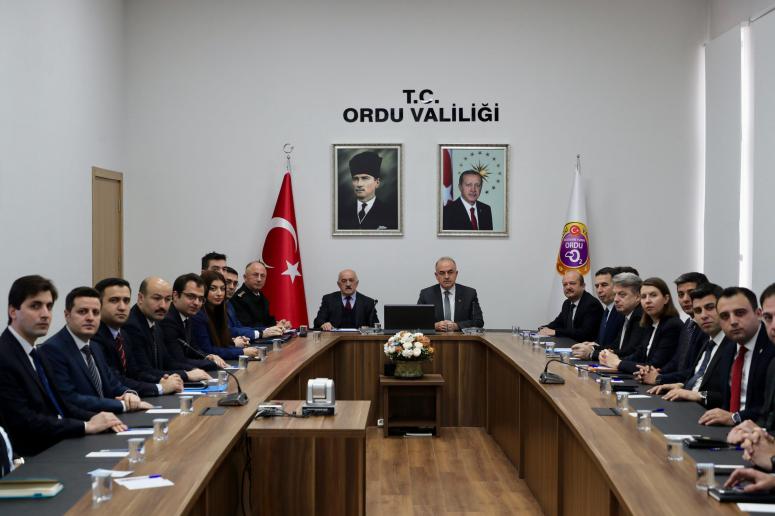 İl Güvenlik ve Asayiş Koordinasyon Toplantısı ve Kaymakamlar Toplantısı Yapıldı