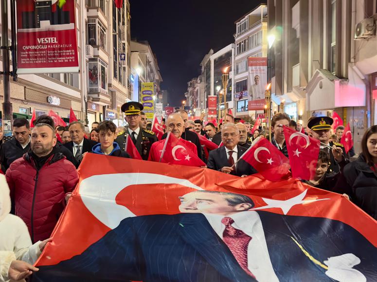 101. Yıl Cumhuriyet Yürüyüşü Yapıldı