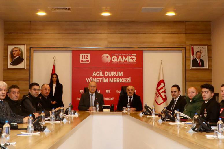 112 Acil Çağrı Hizmetleri Koordinasyon Toplantısı Yapıldı