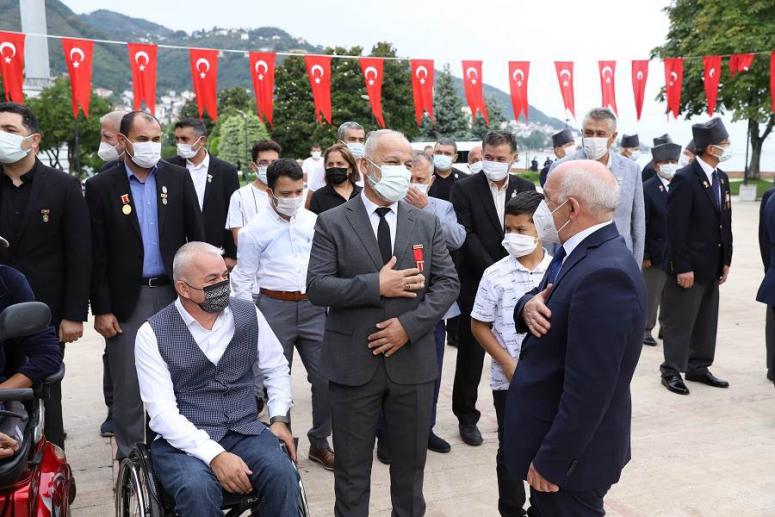 ORDU’DA GAZİLER GÜNÜ TÖRENLE KUTLANDI