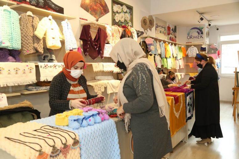 EL EMEĞİ GÖZ NURU ÜRÜNLERİ GELİRE DÖNÜŞTÜREN ÇARŞI