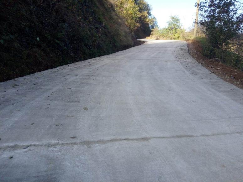 ORDU’YU İKİZCE ÜZERİNDEN SAMSUN’UN TERME İLÇESİNE BAĞLAYAN YOL BETONLA BULUŞTU