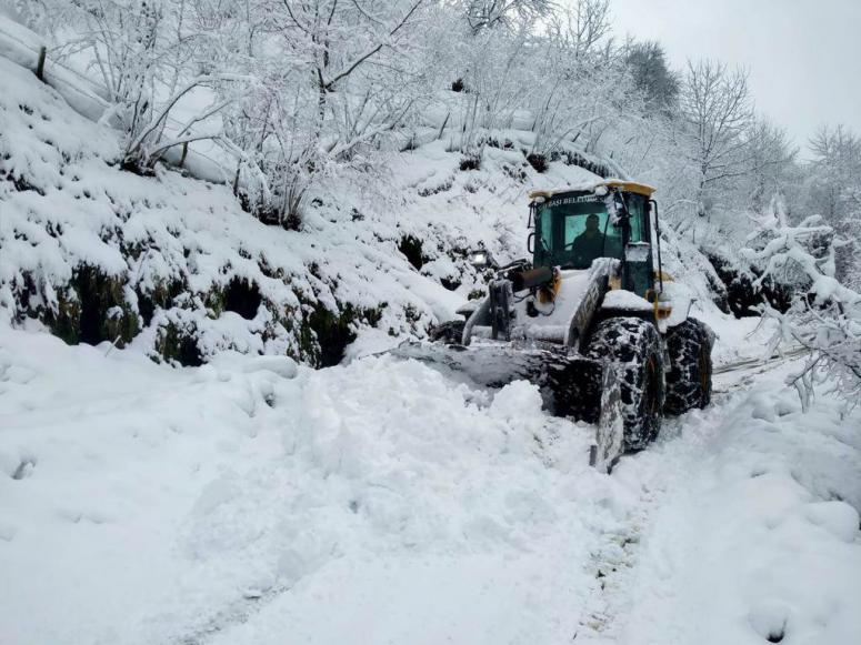 ORDU’DA KAR YAĞIŞI YENİDEN BAŞLADI