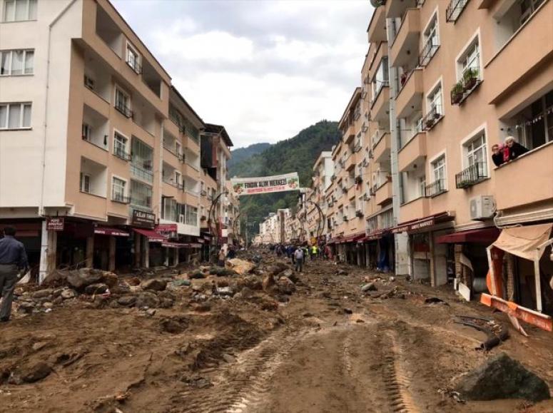 Giresun'da büyük sel felaketi