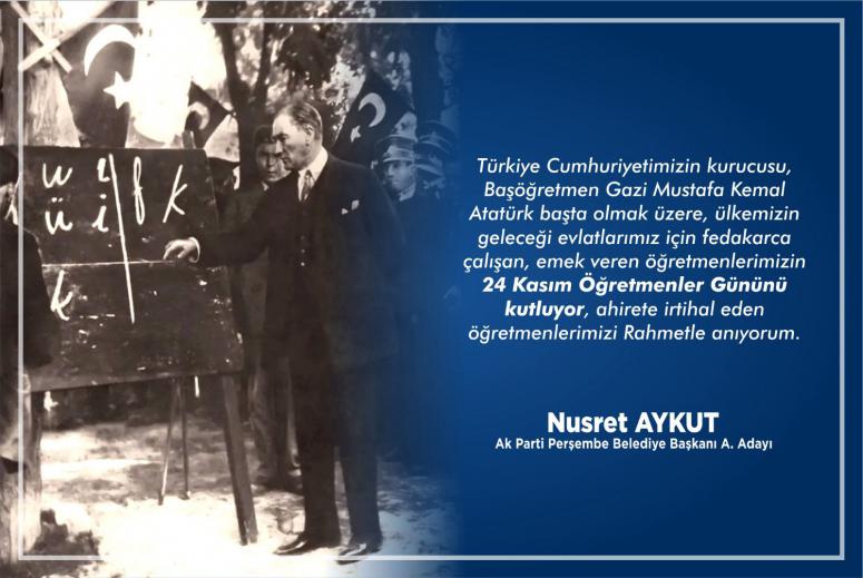 NUSRET AYKUT ÖĞRETMENLERİ UNUTMADI
