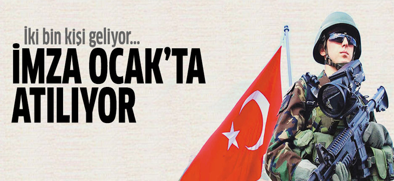 İmzalar Ocak’ta, Eğit donat Mart’ta