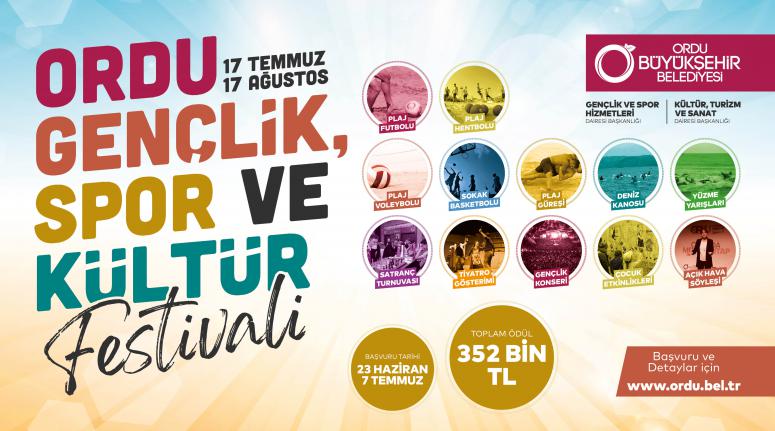 ORDU’DA 1 AY FESTİVAL VAR!