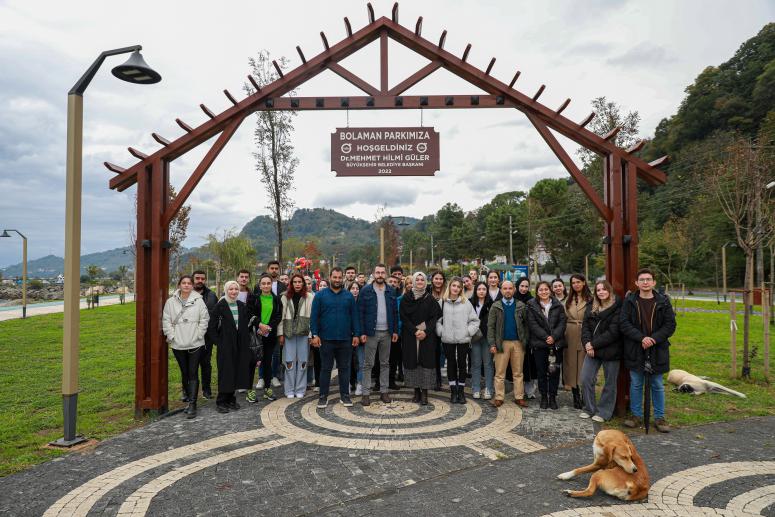 ORDU’NUN PARKLARI PEYZAJ MİMARLARINA İLHAM VERİYOR
